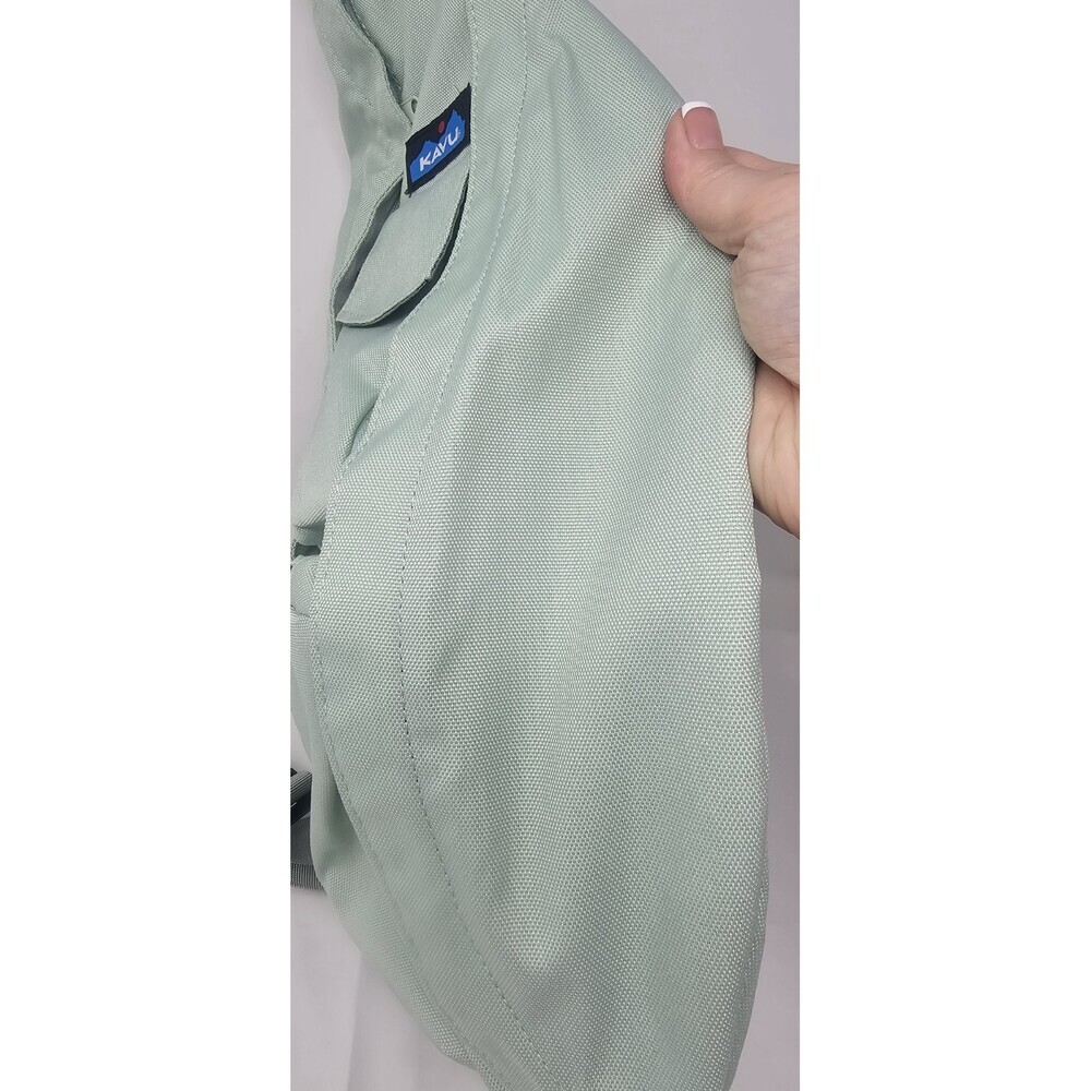 KAVU Original Rope Sling Bag Polyester Crossbody Backpack Light Mint Green - Picture 3 of 12